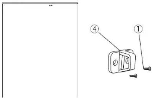 BRANDT BFK301ESW - Installer la poignée de la porte extérieure - 3