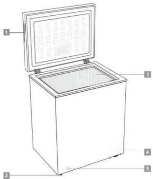 BRANDT BFK301ESW - Agencement et présentation de votre appareil - 1
