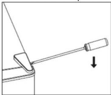 BRANDT BFU4251SW - Inverser le sens d'ouverture des portes - 1