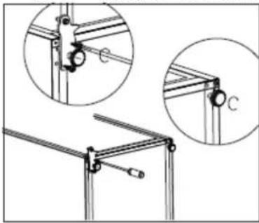 BRANDT BFU4251SW - Inverser le sens d'ouverture des portes - 5