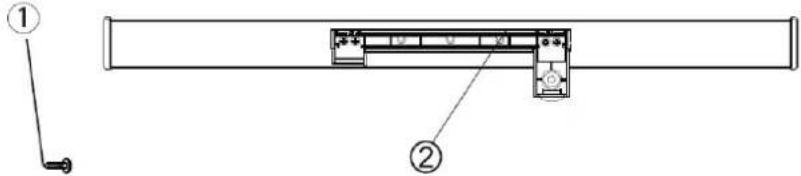 BRANDT BFK201YSW - Install door external handle - 1