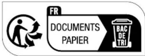 FR DOCUMENTS PAPIER BAC DE TRI