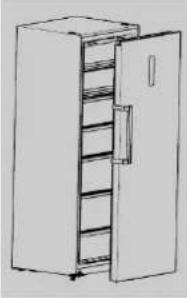 BRANDT BFU971YNX - Inverser le sens d'ouverture des portes - 5