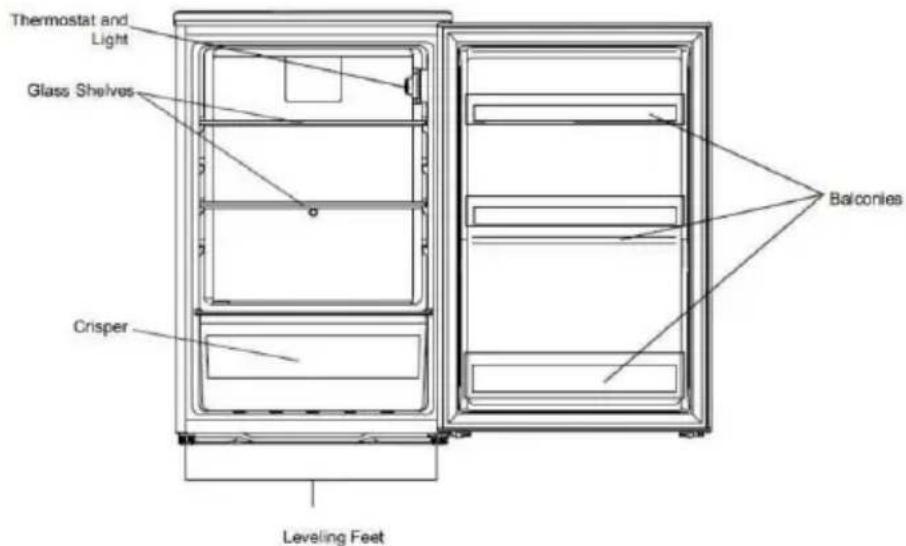 BRANDT BDT504ESW - Layout and presentation of your appliance - 1