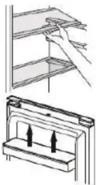 BRANDT BDT504ESW - Colocación de los balcones de puerta - 1