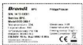 BRANDT BDT504ESW - Requisiti di spazio - 1