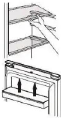 BRANDT BDT504ESW - Anbringen der Türbalkone - 1