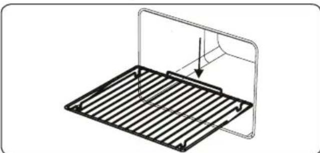 BRANDT BOE1120X - Grille métallique - 1