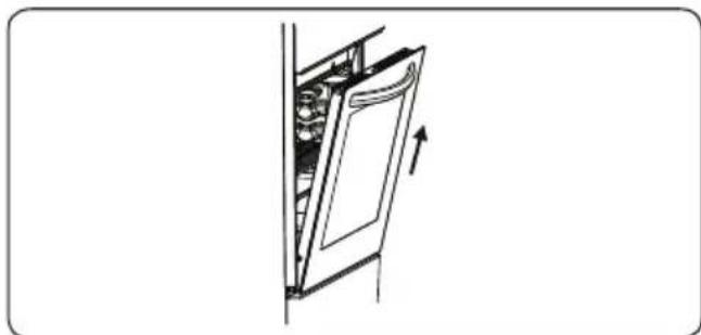 BRANDT BOE1120X - Removal of the Oven Door - 3