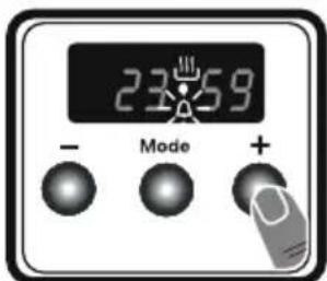 BRANDT BOE1120X - Ajuste de tiempo de advertencia sonora - 2