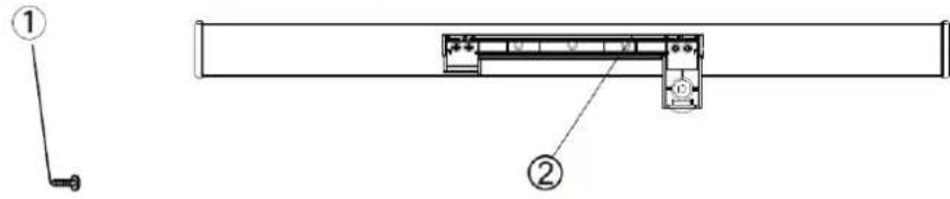 BRANDT BFK151ESW - Instalación del asa ergonómica - 1