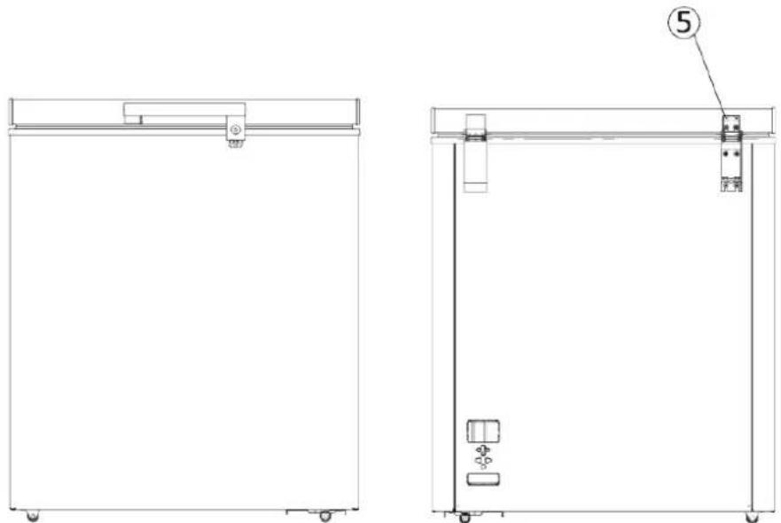 BRANDT BFK151ESW - Install door external handle - 4
