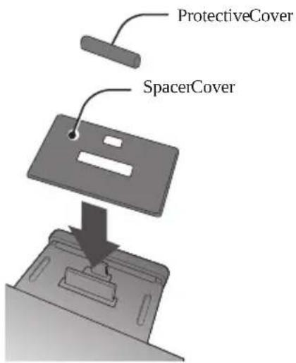 SAMSUNG DA-F680 - USING THE SPACER COVER - 4