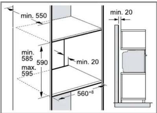 NEFF B2CCJ7AK3 - Einbau in einen Hochschrank - 1