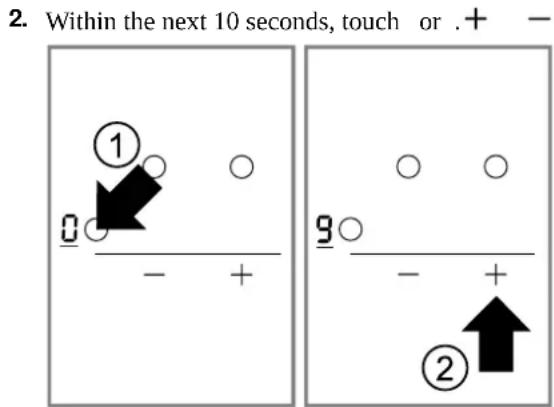 NEFF B2CCJ7AK3 - Selecting heat settings - 1