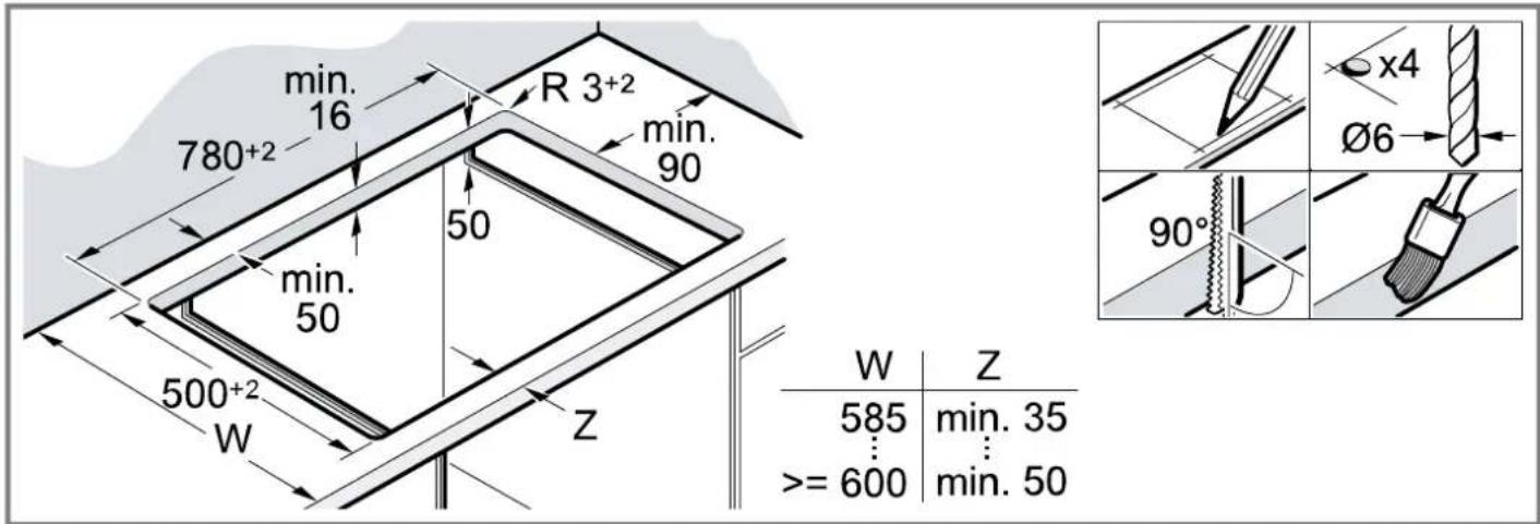 NEFF B2CCJ7AK3 - Préparation du meuble - 1