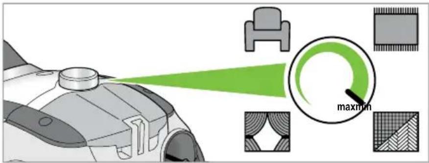 SEVERIN BC 9588 - Adjusting the suction power - 1