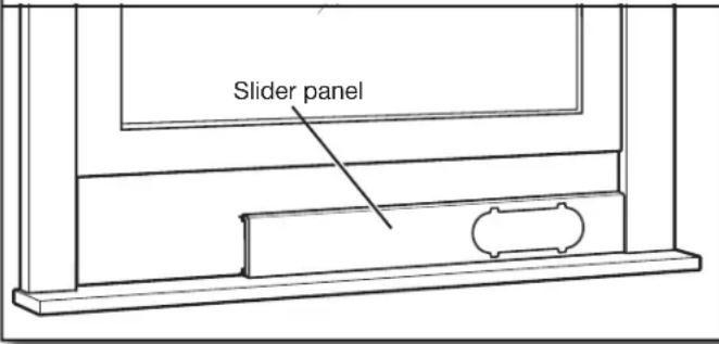 AMANA AMAP121AD-2 - Install Window Slider Panel - 1