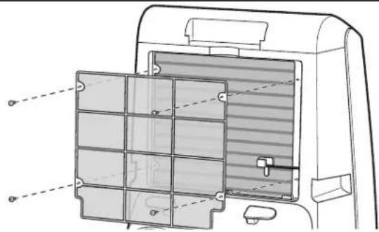 AMANA AMAP121AD-2 - Removing the Upper Air Filter - 2