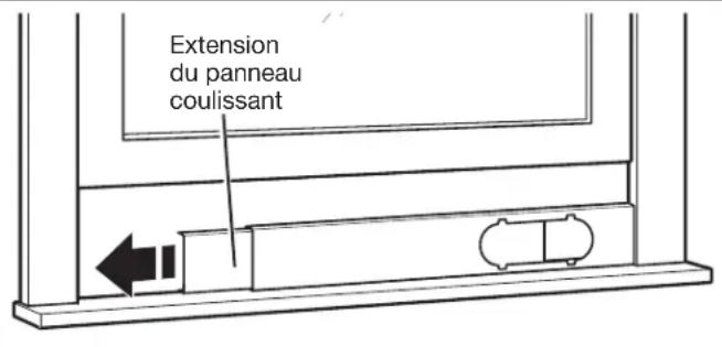AMANA AMAP121AD-2 - Mesures de l'ouverture dans la fenêtre à guillotine normale : - 2