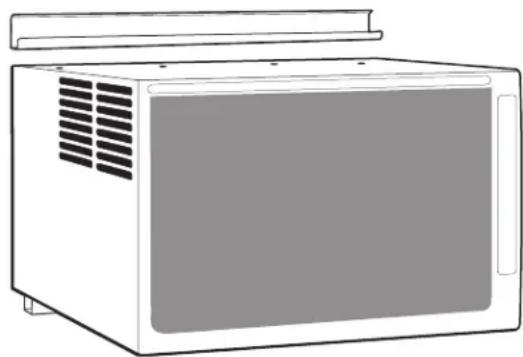 AMANA AMAP242CW - Instale el canal superior - 1