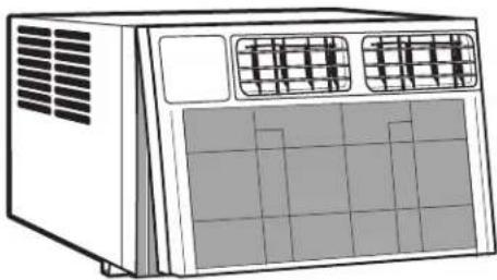 AMANA AMAP242CW - Retire la placa frontal - 1