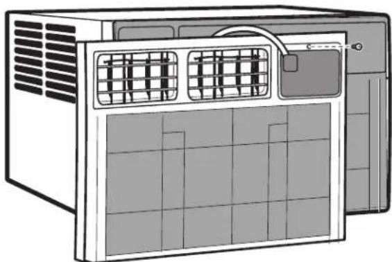 AMANA AMAP242CW - Retirer le vis du tableau de commande - 1