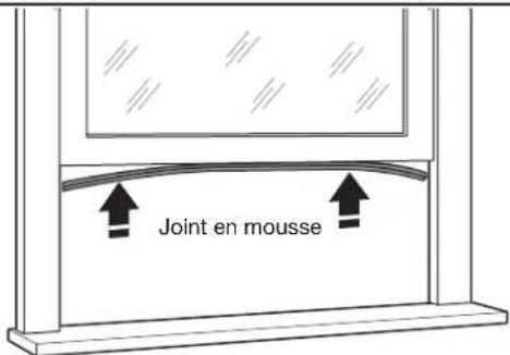 AMANA AMAP242CW - Fixer le joint en mousse supérieur - 1