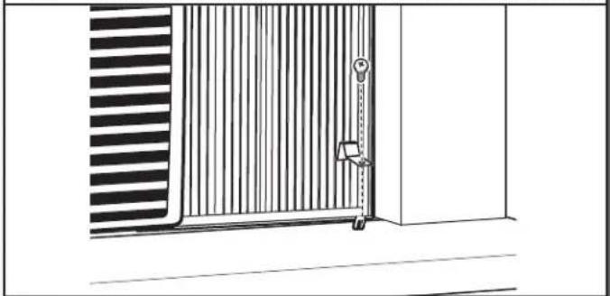 AMANA AMAP242CW - Instale suportes de cortinas laterales - 1