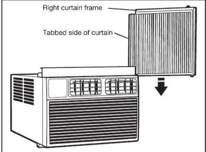 AMANA AMAP242CW - Install side curtain - 1