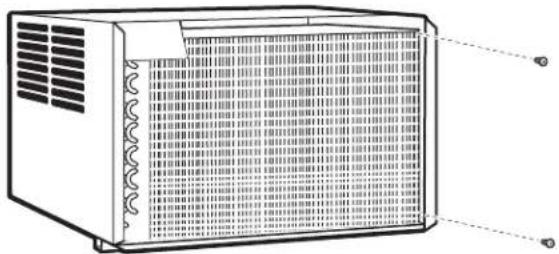 AMANA AMAP242CW - Retirer le vis du tableau de commande - 2