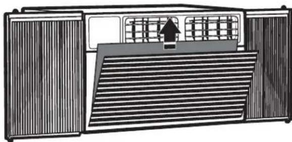AMANA AMAP242CW - Retirer le filtre à air - 1