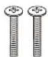 Brondell Swash Thinline T22-EW - Installation Parts - 1