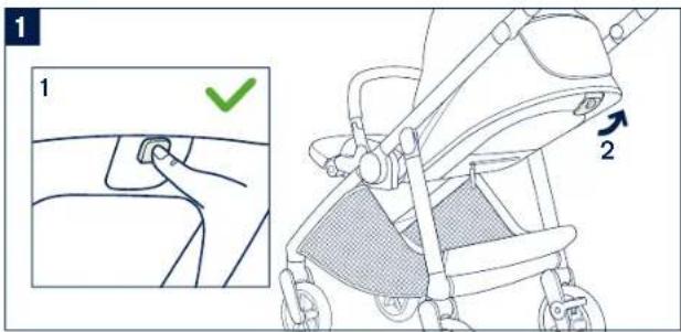 Nuna SWIV - Avec siège attaché - 1