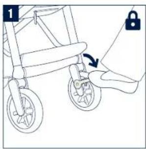 Nuna SWIV - Adjust Handle - 1