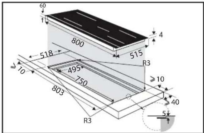 BRANDT BPI384BH - Encastrement - 2