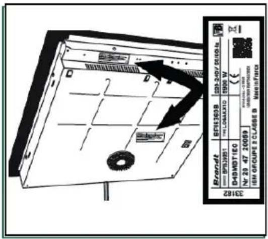 BRANDT BPI1621UB - AVISOS E INCIDENTES - 1