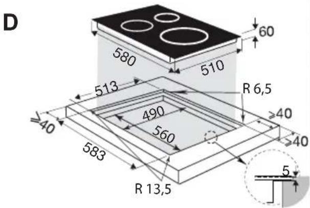 BRANDT BPI1621UB - ORIGINAL PARTS - 7