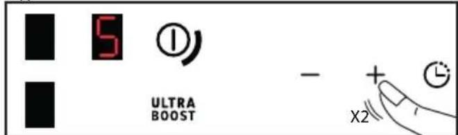 BRANDT BPI1621UB - + / - Ρύθμιση ισχύος - 2