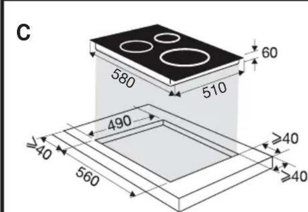 BRANDT BPI1639KX - INDBYGNING I K∅KKENBORDPLADEN - 4