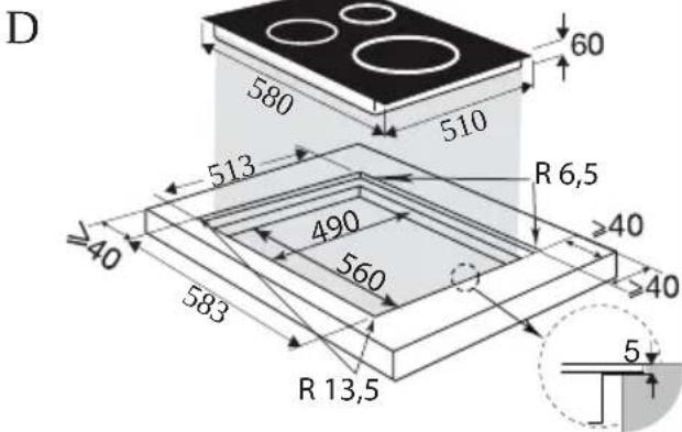 BRANDT BPI1639KX - Auto-Stop : - 8