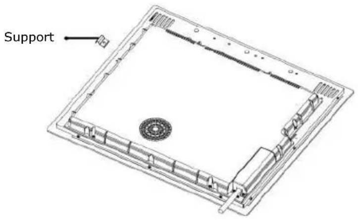 BRANDT BPI6390B - Réglage de la position d'un support - 1