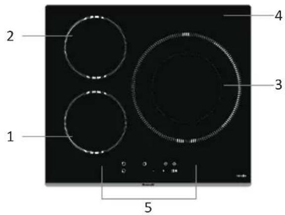BRANDT BPI6390B - Vista superior - 1
