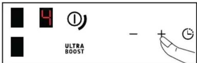 BRANDT BPI2638KUB - + / - AJUSTE DE LA POTENCIA - 1