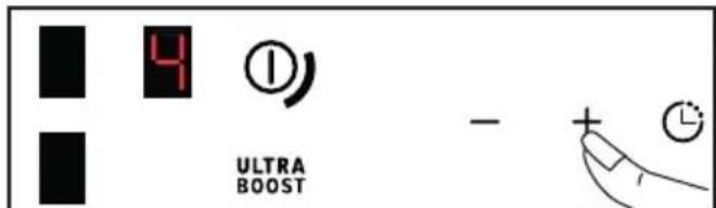 BRANDT BPI1638UB - + / - Regulacja mocy - 1