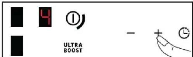 BRANDT BPI1638UB - + / - Ρύθμιση ισχύος - 1
