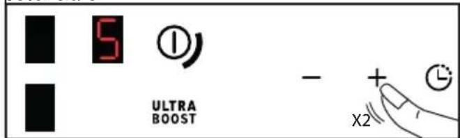 BRANDT BPI1638UB - + / - AJUSTE DE LA POTENCIA - 2