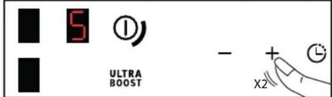 BRANDT BPI1638UB - + / - Regulacja mocy - 2
