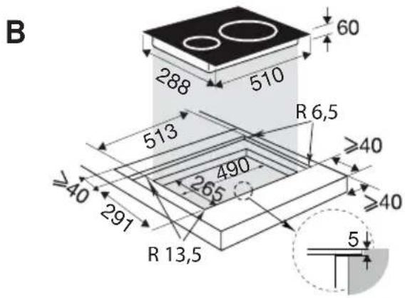 BRANDT BPI1638UB - ORIGINAL PARTS - 5