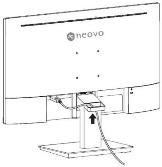AG Neovo LA-2403 - Organiser les câbles - 1